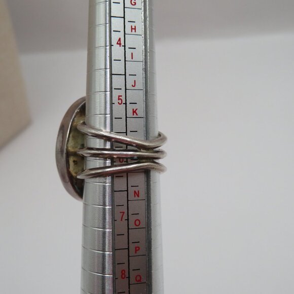 Desert Rose Trading Variscite Sterling Silver Ring Size 6 - Picture 12 of 14